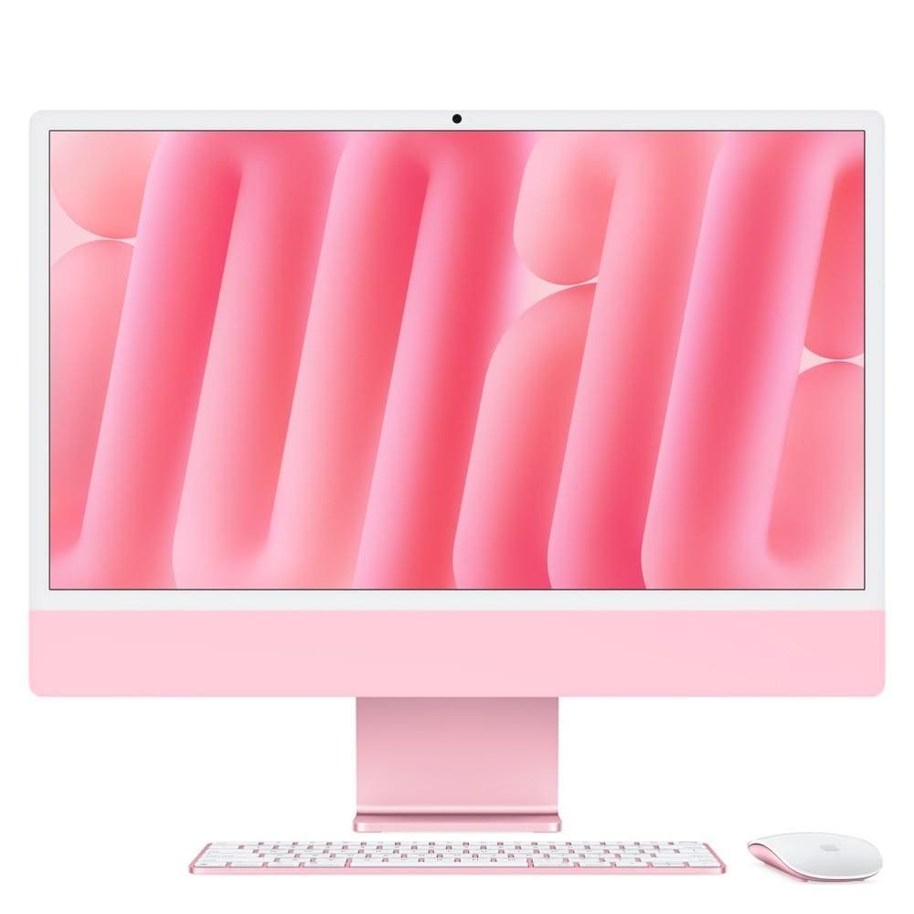 iMac 24", M4, CPU 10 núcleos e GPU 10 núcleos, Memória Unificada 16GB, 256GB SSD - Rosa