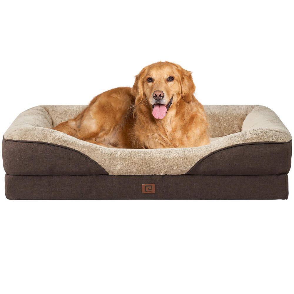 Sofá-cama para cães EHEYCIGA extra grande ortopédico com impermeável