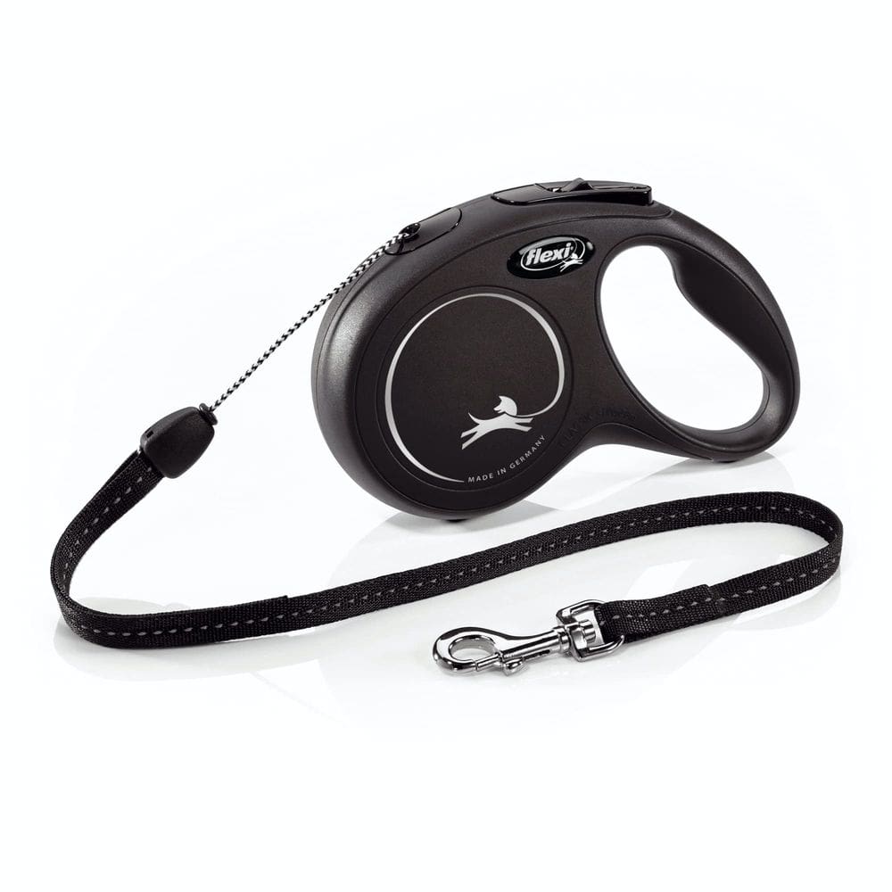 Coleira retrátil para cães FLEXI New Classic Cord para cães pequenos