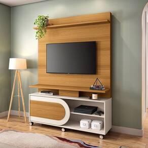 Estante Home para TV até 55 Polegadas 1 Porta Orbis HB Móveis