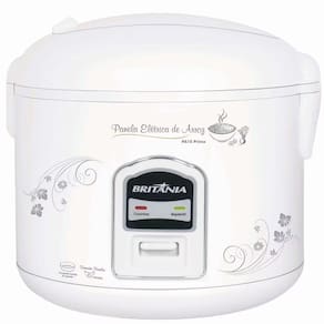 PANELA DE ARROZ BRITANIA FAZ 10 XICARAS 700W banco 127V