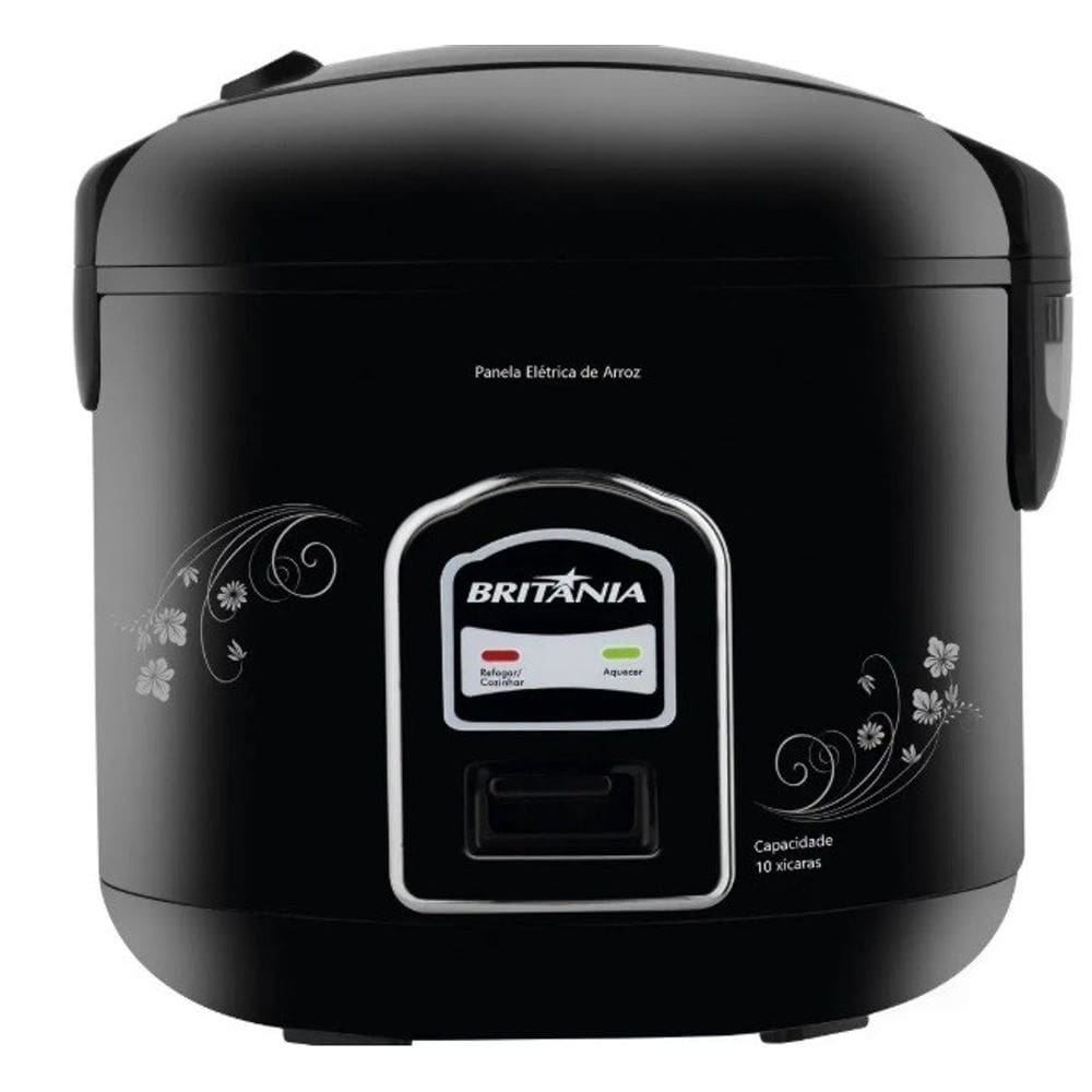 PANELA DE ARROZ BRITANIA FAZ 10 XICARAS 700W Preta 220V