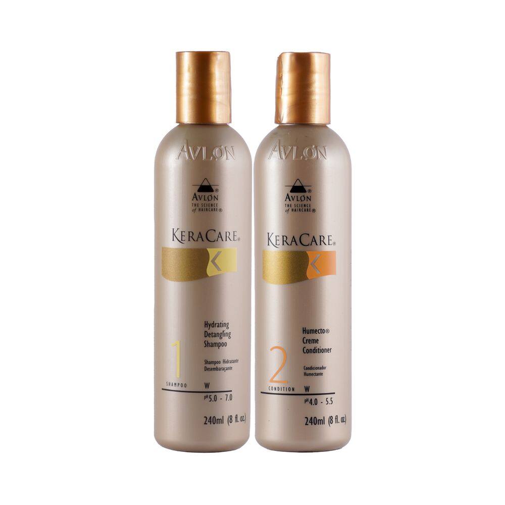 Keracare Hydrating Detangling Shampoo 240 Ml + Keracare Humecto Creme Conditioner 240 Ml