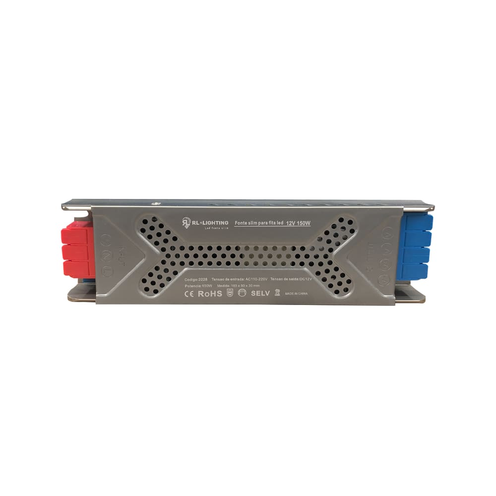 Fonte Chaveada Slim Fita Led Ip20 12V 150W