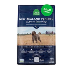 Comida seca para cães Open Farm Ancient Grains 10 kg de carne de veado neozelandesa