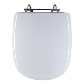 Assento Sanitário Tampa De Vaso Branco Resina Poliester Dona Beja Para Bacia Santa Clara