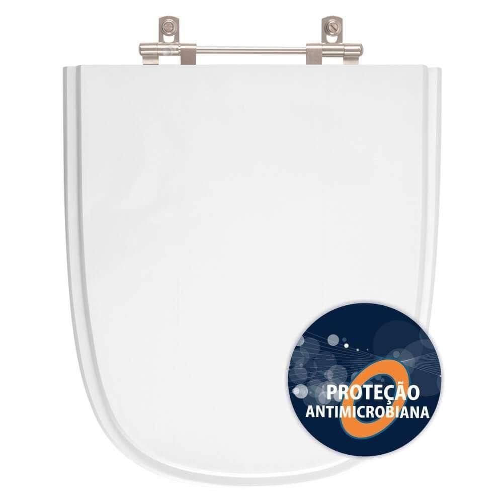 Assento Sanitário Poliéster Anti Bactéria Ibiza Branco Para Vaso Incepa Laufen