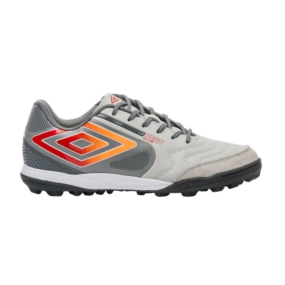 Chuteira Society Pro 5 Bump Club U01fb043-886 - Cinza/Laranja 42