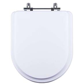 Assento Sanitário Tampa De Vaso Branco Mdf Laqueado Duna Para Bacia Deca