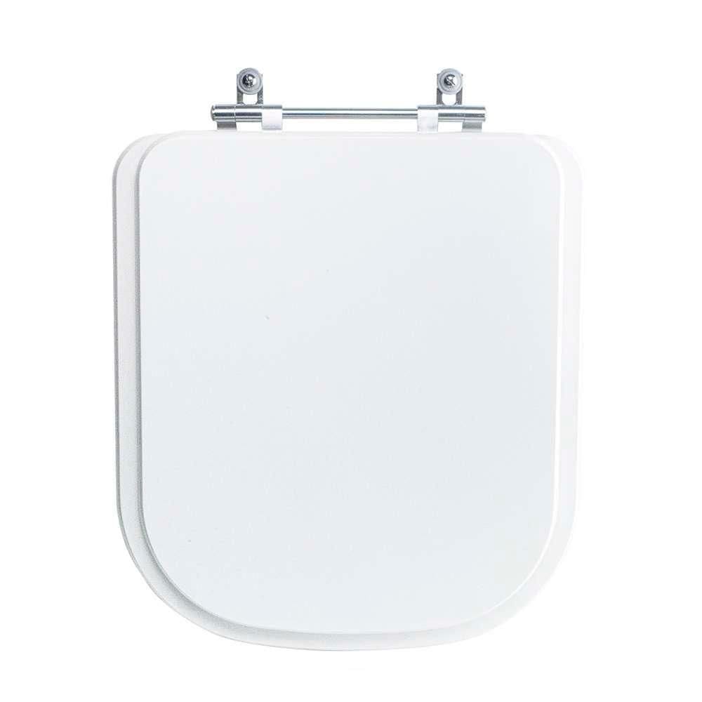 Assento Sanitário Tampa De Vaso Branco Mdf Laqueado Elite Para Bacia Celite
