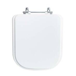 Assento Sanitário Tampa De Vaso Branco Mdf Laqueado Piano Para Bacia Deca