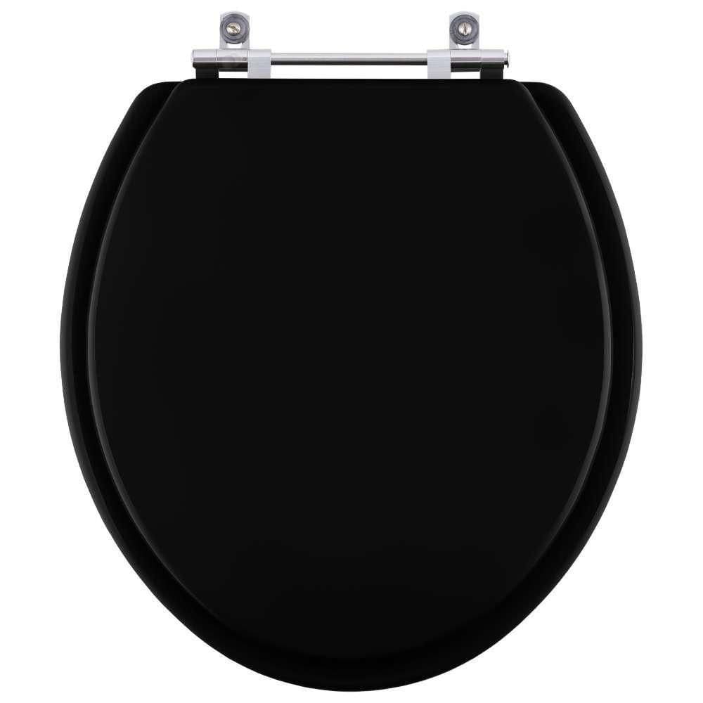 Assento Sanitário Azalea Preto Para Vaso Celite