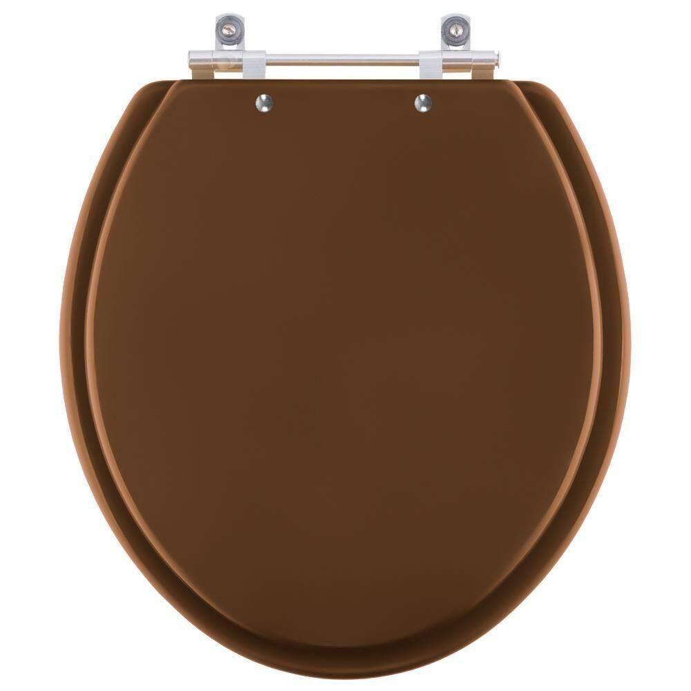 Assento Sanitário Laqueado Evolution Ocre Para Vaso Santamarina