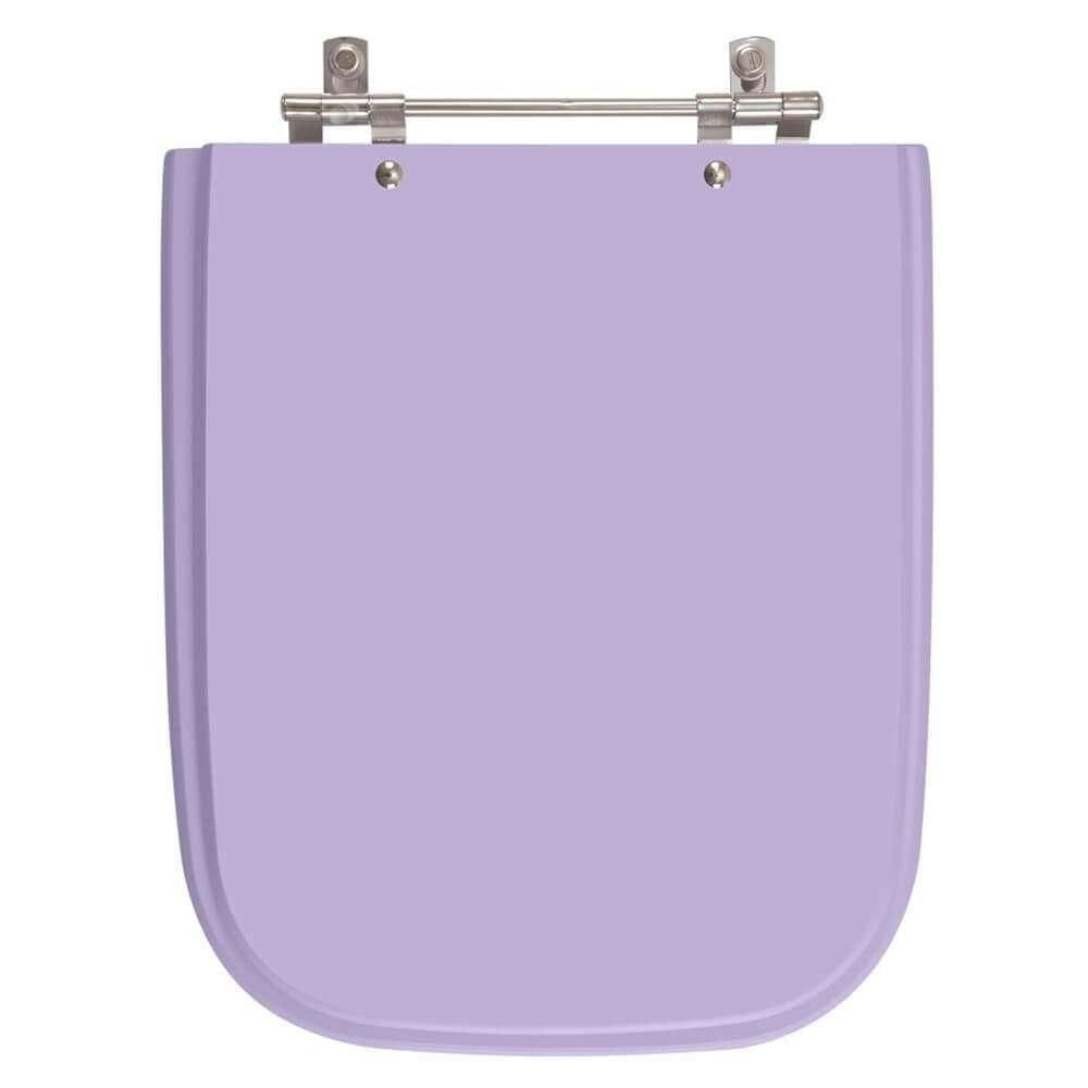 Assento Sanitário Poliester Tivoli Bermuda (lilás) Para Vaso Ideal Standard