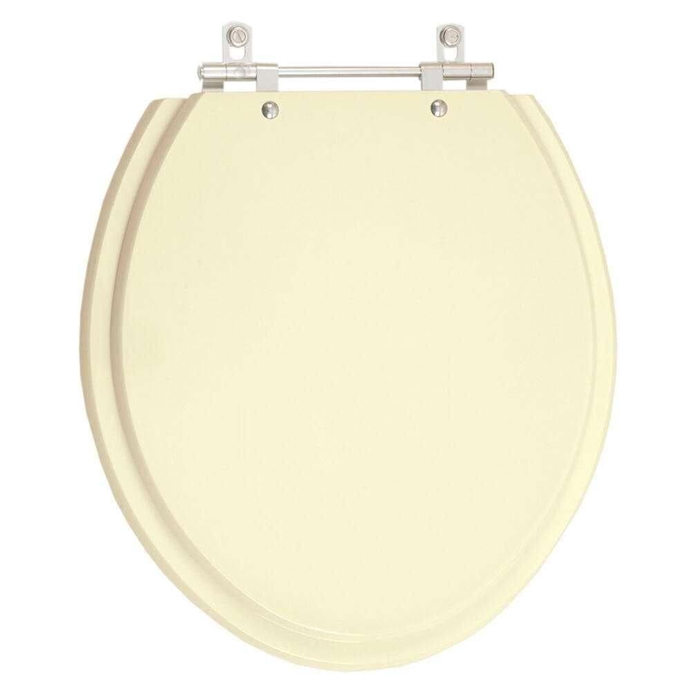 Assento Sanitário Laqueado Oval Para Vaso Incepa Cor Bone ( Bege )