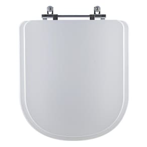 Assento Sanitário Tampa De Vaso Branco Mdf Laqueado Loren Luna Para Bacia Lorenzetti