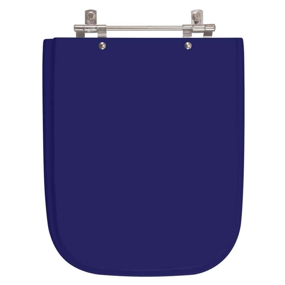 Assento Sanitario Poliester Tivoli Cobalto (azul Escuro) Para Ideal Standard