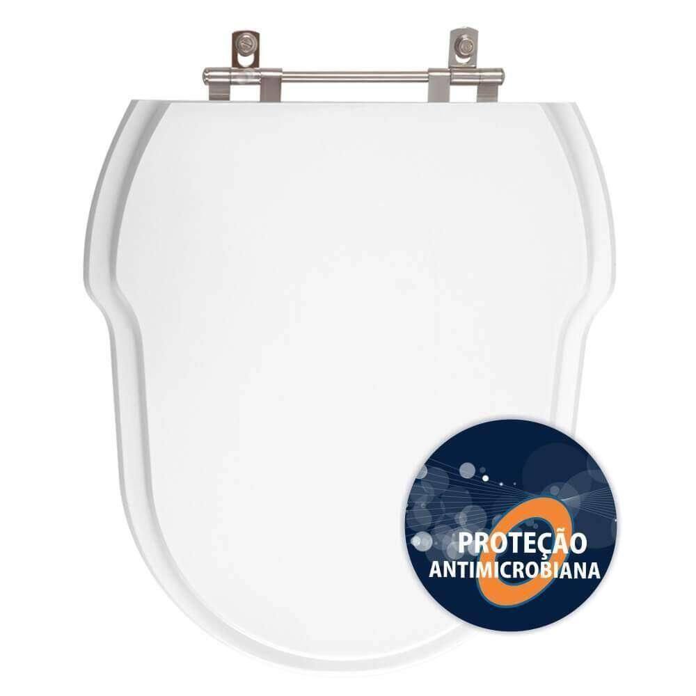 Assento Sanitário Poliester Antibacteriano Hampton Branco