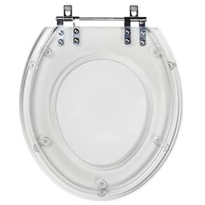 Assento Sanitario Poliester Ravena Transparente Para Vaso Deca