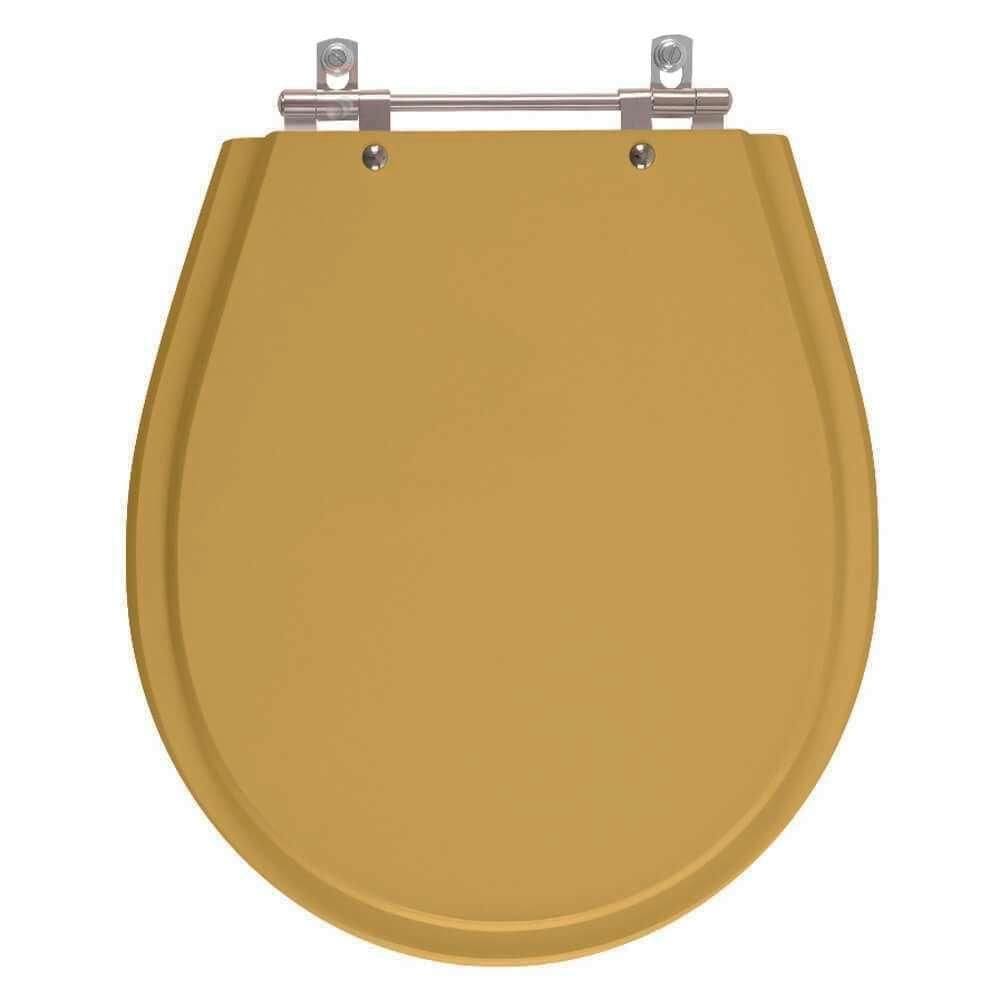 Assento Sanitário Avalon Amêndoa Para Vaso Ideal Standard