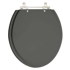 Tampa De Vaso Sanitário Evolution Cinza Escuro Para Louça Santamarina