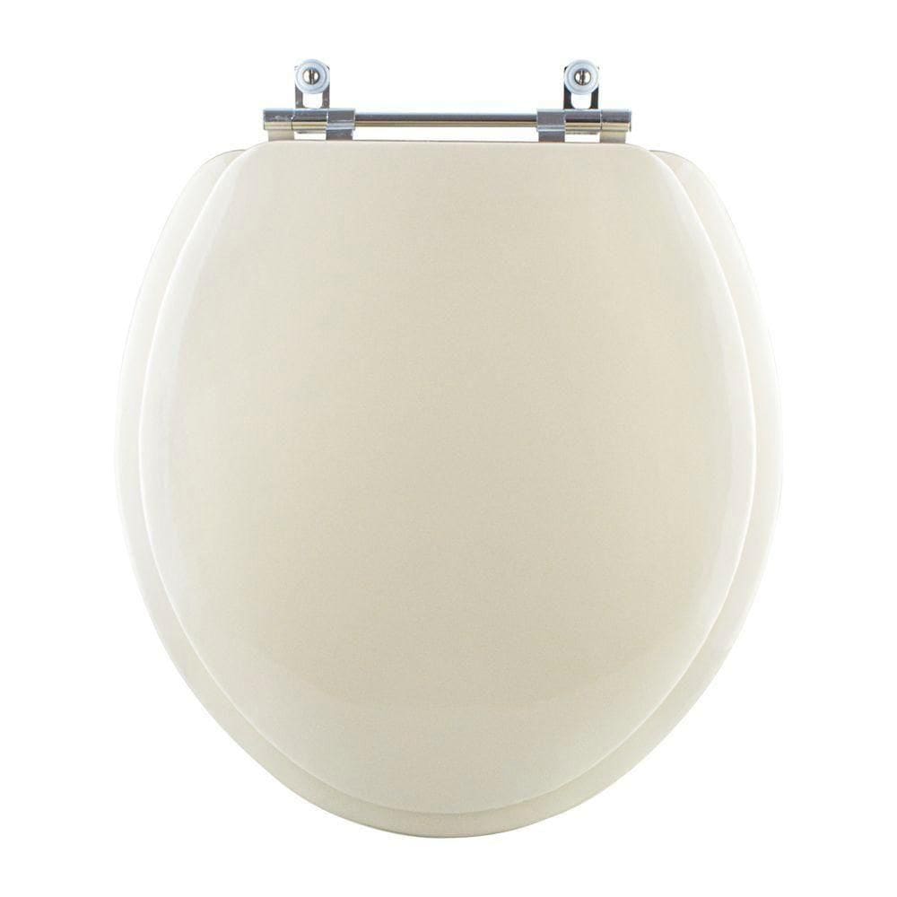 Assento Sanitário Almofadado Carina Bege Claro Para Vaso Ideal Standard