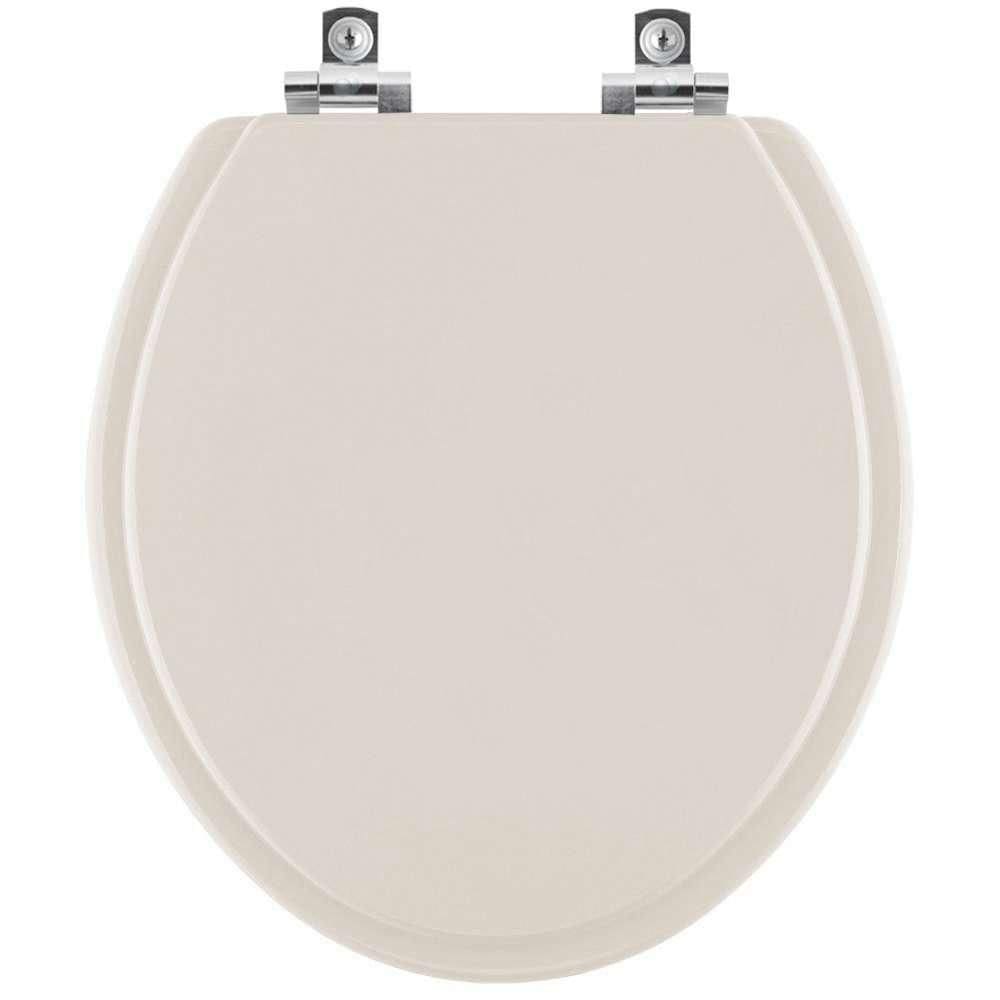Assento Sanitário Com Fechamento Lento Convencional Oval Amendoa Para Vaso Deca