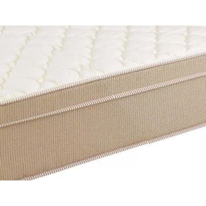 Colchão Solteiro Molas Ensacadas 88x188 Suede Café com Leite