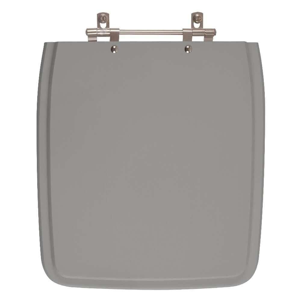 Tampa De Vaso Em Mdf Vila Rica Cinza Escuro Para Bacia Icasa