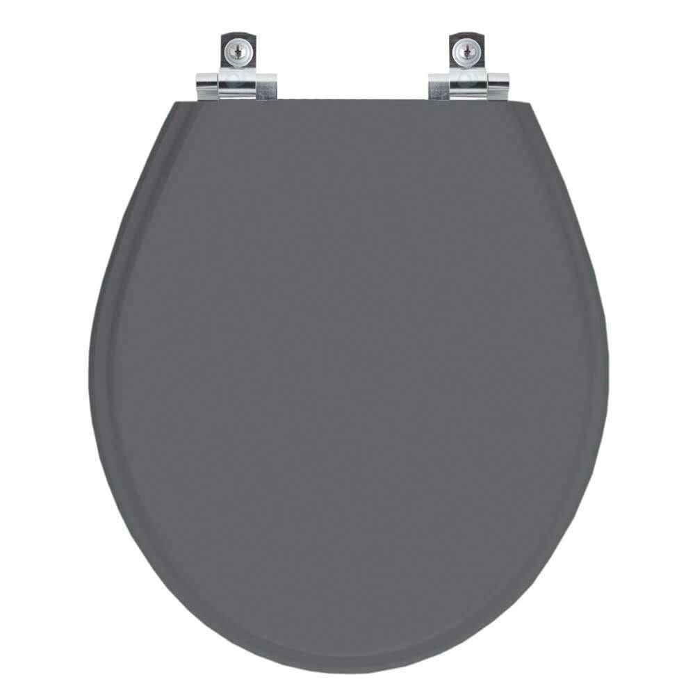 Assento Sanitário Soft Close Carina Cinza Quartzo Para Vaso Ideal Standard