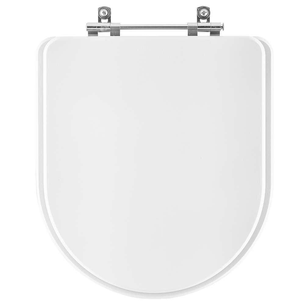 Tampa De Vaso Poliéster Levanzo Branco Para Louça Eternit