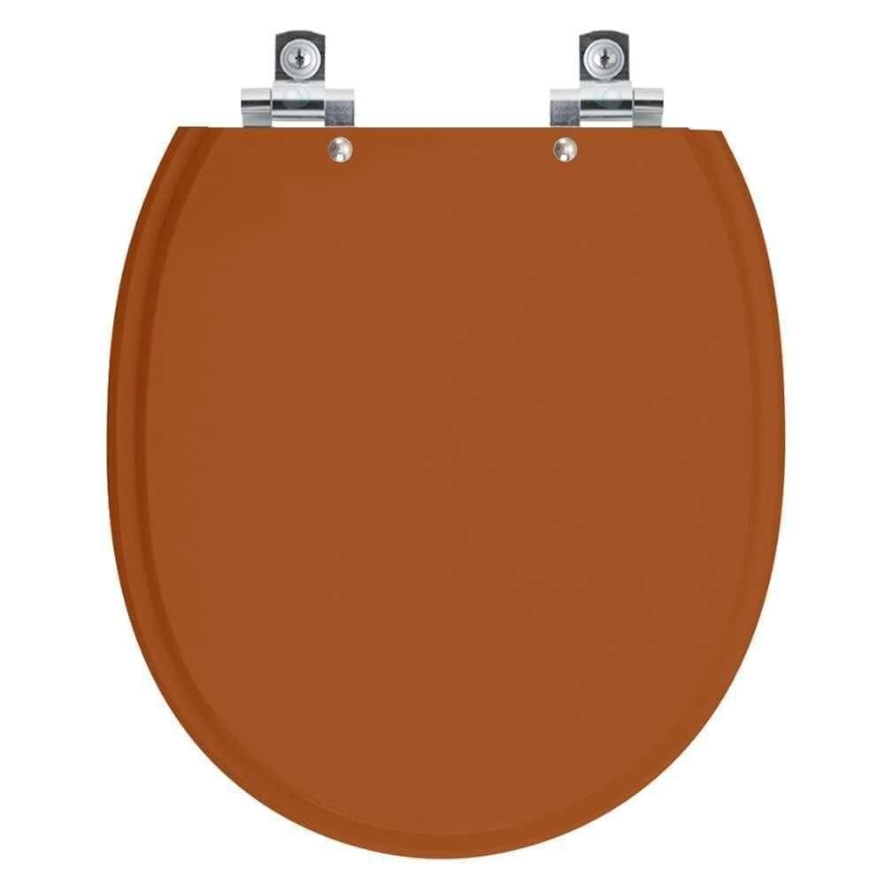 Assento Sanitário Soft Close Village Caramelo Para Vaso Deca