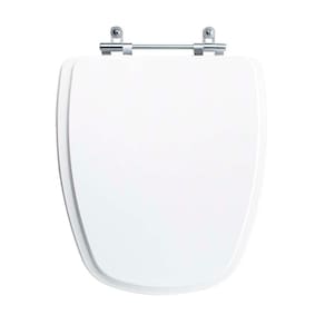 Assento Sanitário Tampa De Vaso Branco Mdf Laqueado Optima Para Bacia Sensea