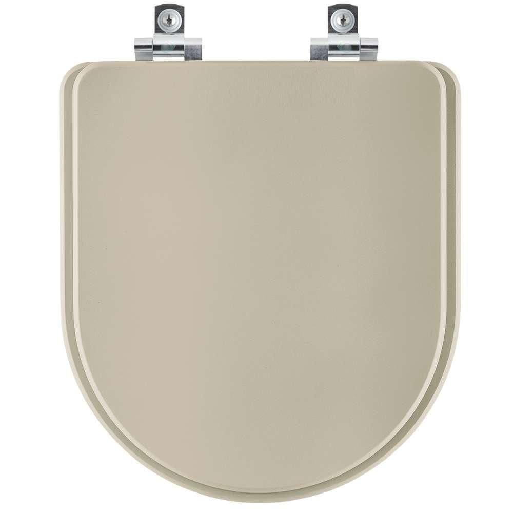 Assento Sanitário Soft Close Carrara Bege Saara Para Vaso Deca
