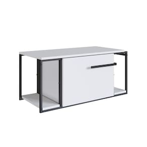 Gabinete para Banheiro de Parede 80cm P1019 Branco