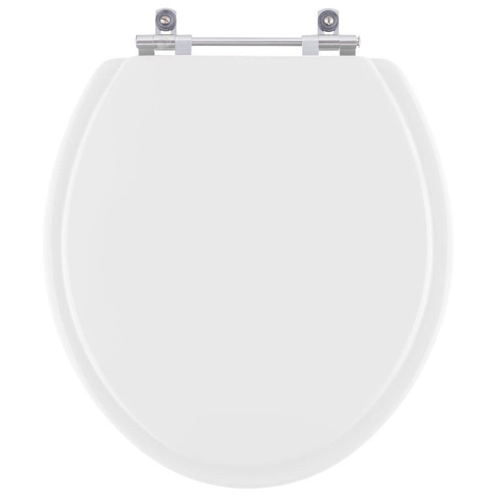 Assento Sanitário Em Mdf Zip Branco Para Bacia Incepa