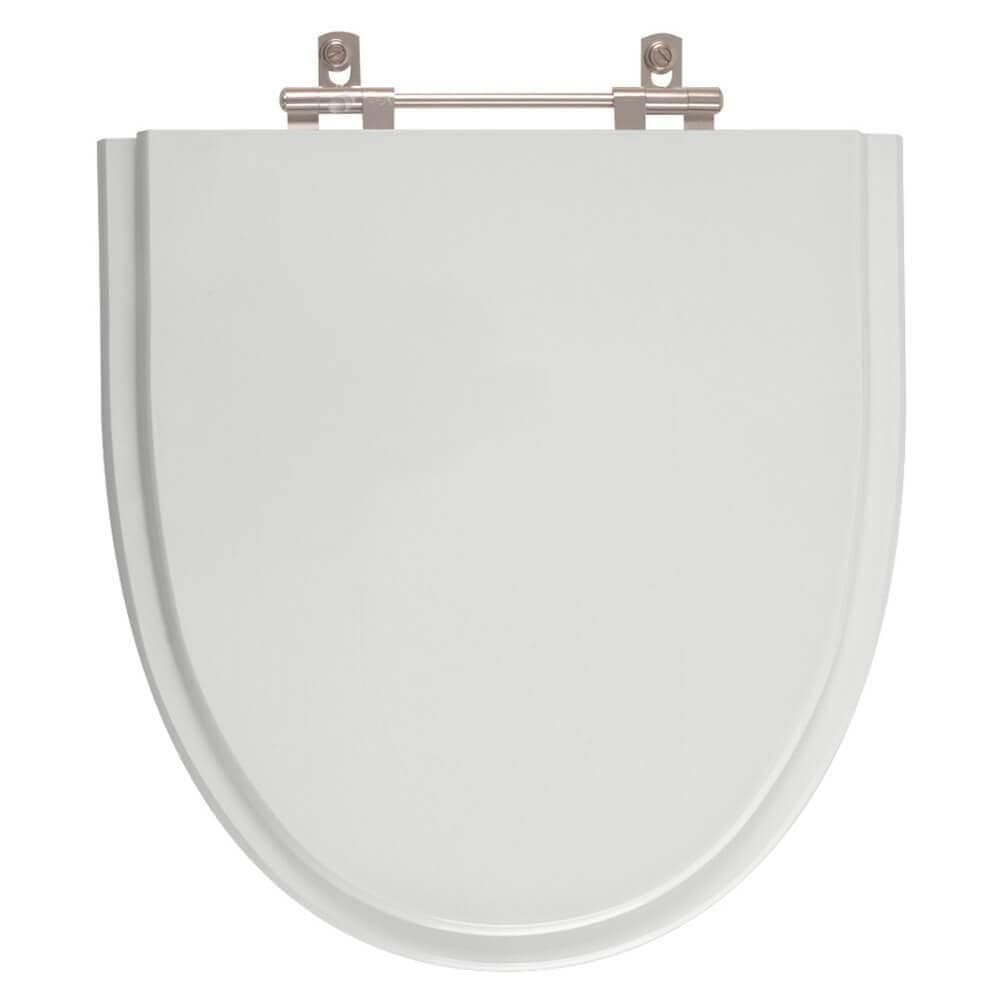 Assento Sanitário Poliester Studio Cinza Platina Para Vaso Incepa