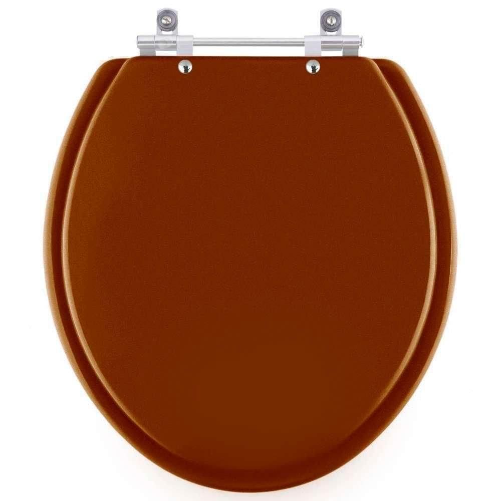 Assento Sanitário Izy Caramelo Para Vaso Deca