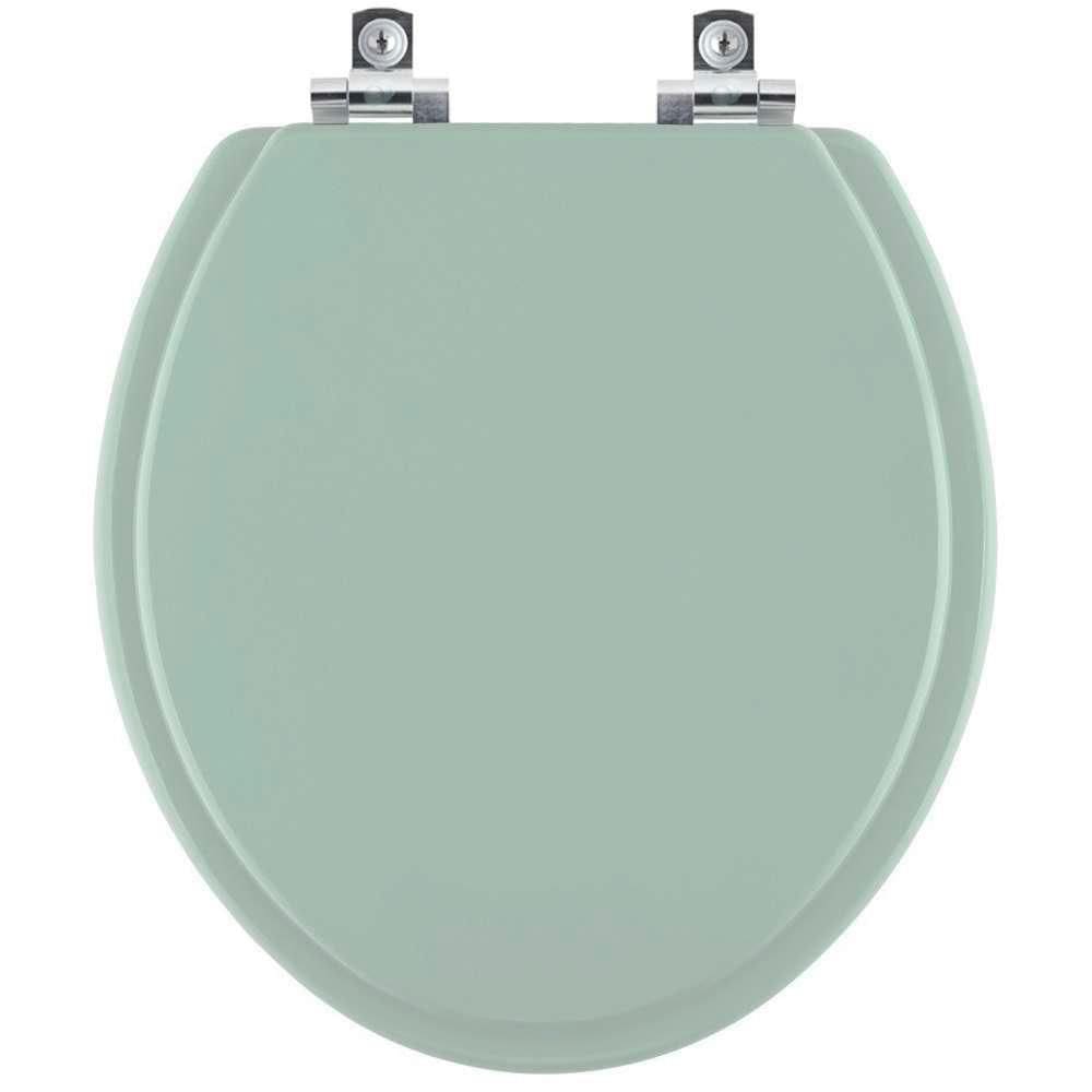 Assento Sanitário Soft Close Convencional Oval Verde Claro Para Vaso Icasa