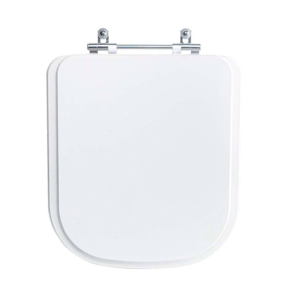 Assento Sanitário Tampa De Vaso Branco Resina Poliester Gap Para Bacia Roca