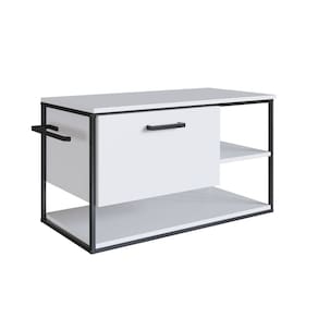 Armário Gabinete de Parede para Banheiro P1007 Branco
