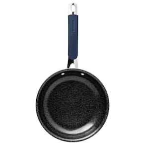 Frigideira Tramontina Romagna Em Alumínio Com Revestimento Interno Cerâmico E Externo Em Inox Polido Black Stone 30 Cm