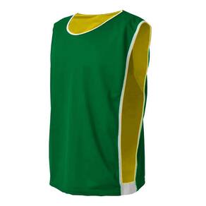 Kit com 10 Coletes Dupla Face TRB Verde e Amarelo