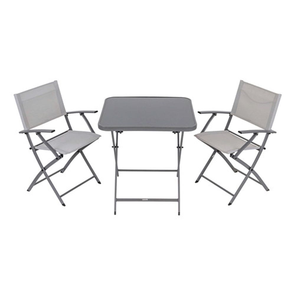 Conjunto Jardim Varanda Aco Branco 4 Pessoas - Barcelona