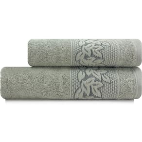 Toalhas de Banho e Rosto Karsten 100% Algodão Kit com 2 peças Provence