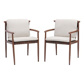 Conjunto Jardim Varanda Madeira Almodada 2 Poltronas - Delta