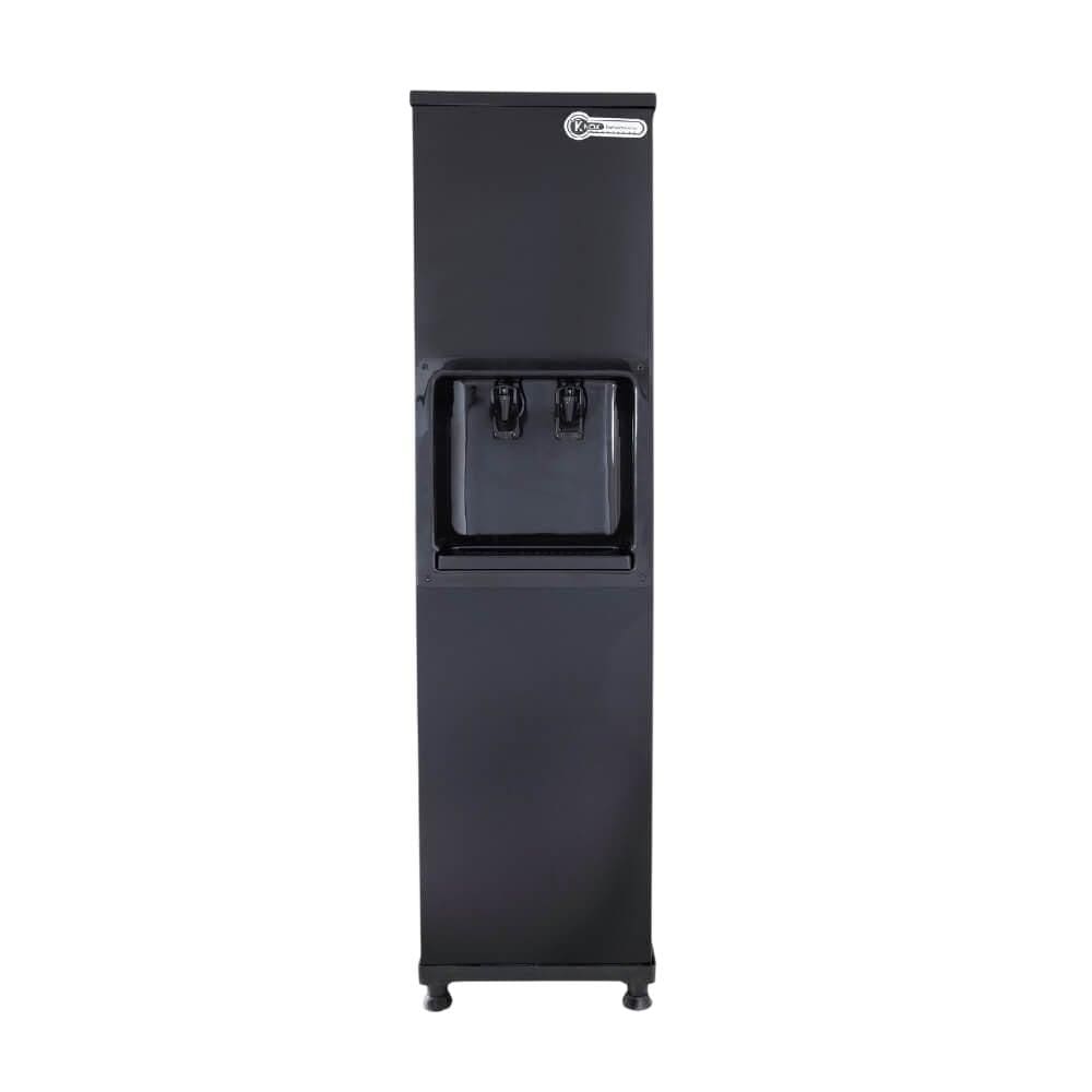 Bebedouro Industrial de Coluna Knox 25 Litros 2 Torneiras Geladas Black - 110V