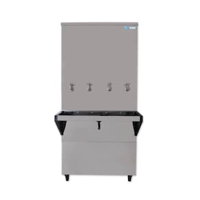 Bebedouro Industrial de Coluna Knox 200 Litros 4 Torneiras Geladas Inox - 110V