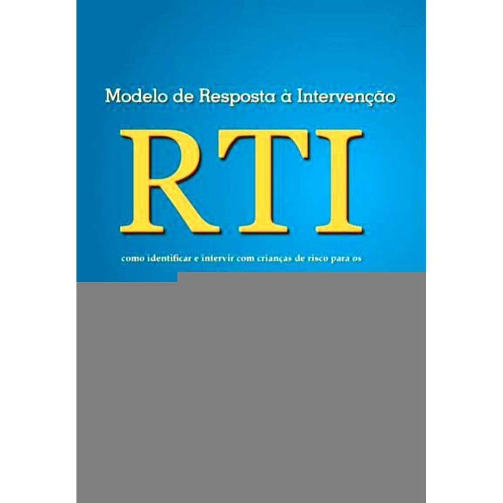 Modelo De Resposta À Intervenção Rti