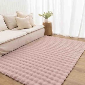 Tapete Pele Bubble 1,50 x 2,00 Rose Niazitex